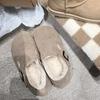 Versão de pele de carneiro ~ Cortiça Couro genuíno de sola grossa Birkenn Pantufas femininas de verão Pantufas Sandálias de meia sola