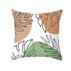 Funda de Almohada Personalizada Estilo Morandi Primavera Transfronteriza Terciopelo Piel de Durazno Funda de Cojín para Sala de Estar Dormitorio Funda de Almohada