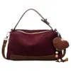 Bolso de mano minimalista único de ante, bolso de hombro coreano Dongdaemun, bolso cruzado de comercio exterior vintage de lujo ligero de alta gama