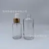 Botella de vidrio transparente para aceites esenciales con gotero de goma, botella vacía de 10 ml, botella de muestra de vidrio para cosméticos de 30 ml