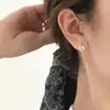 Nuevo Compacto para Viajes Diarios Simple Hebilla de Oreja de Nariz de Cerdo Personalidad de Mujer Elegante Aro de Oreja Diseño de Nicho Clavo de Oreja Avanzado