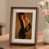 Suporte de Exibição para Porta-Retratos com Acabamento de Alto Padrão, Moldura Vazia Personalizada para Fotos de 6 Polegadas, Transformado em um Álbum de Fotos, Pôster ou Suporte de Exibição para Porta-Retratos