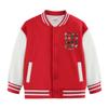 Jaqueta de outono para meninos nova infantil fina de veludo espessada jaqueta de bebê menino bonito inverno uniforme de beisebol moda