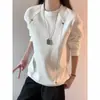 Sudadera deportiva de manga raglán con retazos estilo americano, versátil para otoño, peso pesado, hombro normal, manga larga para hombre, ropa casual para hombre
