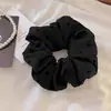 Processamento Personalizado Scrunchie de Bolinhas com Laço para Mulheres, Elástico de Cabelo Durável de Alta Elasticidade