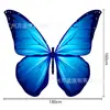 2026 Nueva Decoración de Fiesta Escénica con Forma de Mariposa para Festividades Transfronterizas Accesorios Banderas con Forma para Eventos