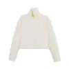 Ins Transfronterizo Europeo y Americano 2026 Nueva Moda Elegante Amazon para Mujer Venta al por Mayor Color Sólido Manga Larga Cuello Alto Chaqueta Abrigo