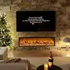 Chimenea Electrónica Minimalista Estilo Europeo con Altavoz Bluetooth, Artículo Decorativo Europeo y Americano para Sala de Estar, Adorno Calefactor para Habitación, Venta al por Mayor, Atomizador, Sensación de Internet