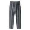 Pantalones Jogger de Pierna Recta Sueltos Transpirables de Verano para Hombre, Moda Casual, Pantalones Deportivos de Color Sólido, Versátiles, Absorbentes de Sudor, Secado Rápido