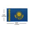 Países asiáticos parche de tela bordado insignia bolsa con velcro brazalete bordado por computadora bolsa de parche de tela con suministros