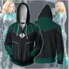 Moletom com Zíper 3D Capitão América Vingadores 4 cosplay Anime Mercadoria Blusa