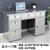 Escritorio de oficina de acero inoxidable 304, mesa de trabajo de taller libre de polvo, escritorio de computadora con cajones, mesa de oficina, mesa médica de laboratorio
