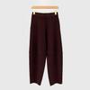 Pantalones Casuales 100% Lana para Mujer Primavera y Otoño 2024 Nuevos Cintura Elástica Cadera Amplia que Cubre Silueta Estéreo Pantalones Tipo Zanahoria