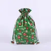 Nueva Bolsa de Regalo de Navidad con Cordón Bolsillo de Papel de Aluminio para Halloween Bolsa de Regalo de Dulces Bolsa Creativa Al Por Mayor