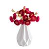 Shumen Lulian flor artificial flor de seda flor falsa buquê de flores secas pacote sala de estar entrada desktop arranjo de flores ornamentos sentimento de alto nível