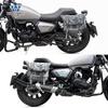 Coche deportivo Wolf adecuado para Qianjiang Kaiwei Rongguang 202 bolsa lateral bolsa lateral se puede instalar casco medio casco casco integral liberación rápida modificación
