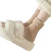 Calcetines para mujer, calcetines de nieve en tonos tierra, calcetines de otoño e invierno de rayas verticales hasta la pantorrilla, forrados de felpa y engrosados para abrigar, calcetines para el hogar, venta directa de fábrica