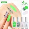 Esmalte de uñas con lentejuelas flash transfronterizo nuevo traje de arte de uñas de 4 colores sin cocción esmalte de uñas a base de agua flash nude venta al por mayor