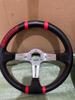 Volante Modificado para Carro Volante de Corrida Personalizado Volante Esportivo Kart Universal PVC 14 Polegadas 350mm