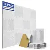 Fabricante de Paneles Absorbentes de Sonido en Forma de Tira Transfronterizos Vende Paneles Acústicos Decorativos de Pared para Aprendizaje, Grabación y Reuniones, Materiales Acústicos