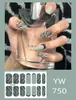 Pegatinas para uñas TE, sin cocción, de moda, finas, arte de uñas de cobertura completa listo para usar, pegatinas de uñas vestibles temu, Sudeste Asiático, Japón, Corea