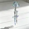Colgante de Botella de Deseos Estrella de Pez Koi Lindo Cadena para Teléfono Decoración de Mochila de Cámara Femenina Lanyard de Regalo Llavero