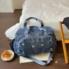Bolsa de Viaje Grande de Color Sólido con Múltiples Bolsillos y Accesorio para Carrito, Compartimento Independiente para Zapatos, Bolsa Deportiva para Yoga y Fitness de Equipaje de Mano