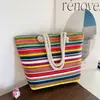 2025 Nuevo Bolso de Moda para Mujer Estilo Étnico Bolso de Hombro de Lona para Mujer Gran Capacidad Simple Estampado Versátil Bolso de Mano