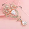 Nuevo Flor de Perla Incrustada de Diamantes Accesorios para Ropa Colgante de Gema Flor Divina Accesorios para Fundas de Teléfono Móvil Joyería DIY para Mujeres