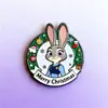 [Zootopia 2] Ímã de Geladeira Magnético Plano de Acrílico Nick Wilde Judy Hopps Design de Geladeira com Visual Elevado