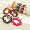 Pulsera Irregular Ovalada Retro Europea y Americana Transfronteriza, Pulsera de Moda Exagerada Personalizada de Nicho de Alto Nivel con Temperamento para Mujer