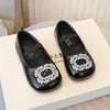 Zapatos de Ballet Cuadrados Estilo Francés para Mujer, Nuevo Modelo Primavera/Verano 2026, Slip-Ons con Pedrería, Zapatos de Suela Suave para Combinar con Faldas