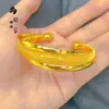 Pulsera del Sutra del Corazón de Oro Arena Antigua Mismo Estilo de Tienda de Oro, Pulsera de Superficie de Arena del Sutra del Corazón Estilo Abierto Chapado en Cobre Dorado Cielo Estrellado Lluvia de Meteoros