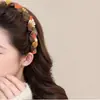 Diadema Súper Elegante 2026 con Ondas Grandes y Dientes, Aspecto de Alta Gama, Adecuada para el Uso Diario, Antideslizante, Pinza para el Cabello de Corona Alta, Accesorio para el Cabello en Color Café