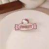 Pinza para el pelo de gato linda Pinza japonesa Dulce y suave Linda Versátil Estilo girly Pinza de pico de pato lateral Accesorios para el pelo