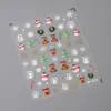 Pegatinas para Uñas de Atmósfera Navideña Color Crema Vintage Ts-3865 Infantil Dopamina Dibujos Animados Serie Navideña