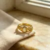 Novo anel de coroa de diamante brilhante estilo chinês para mulheres, design moderno, anel de dedo indicador de luxo leve, estilo elegante e minimalista, anel de cauda