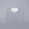 Bolsa para documentos con cinta mágica de PP, exclusiva de Amazon, en stock, transparente, de gran capacidad, impermeable y a prueba de humedad, para almacenamiento de contratos