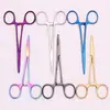 Pinzas hemostáticas de color acero inoxidable de alta calidad, rectas, electrochapadas, pinzas para pelo de oreja de mascota, herramientas de belleza, exclusivo transfronterizo