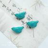 Nuevo Color Brillante Vidrio Checo Pájaro Dorado Pulsera DIY Cadena de Teléfono Móvil Material Llavero Accesorios de Joyería