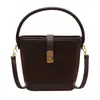 Versão Coreana Bolsa de Balde Simples de Design de Nicho para Mulheres 2024 Nova Versátil Tendência Bolsa de Ombro Moda Bolsa Transversal