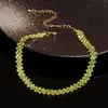 Colar Elegante e Suave Estilo Francês Cravejado de Diamantes, Corrente de Clavícula de Luxo Leve de Nicho, Colar da Moda e Versátil para Mulheres Venda por Atacado