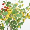 94cm Galho Grande Artificial de Framboesa Fruta Baga Fruta Silvestre Decoração Suave para Casa Arranjo de Flores Material Floral Atacado Transfronteiriço