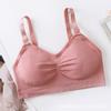 Sujetador de Lactancia Sin Costuras de Talla Grande con Abertura Frontal para Mujeres Embarazadas, Ajustable para Recolección, Postparto, Fino, Ropa Interior