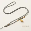 Nueva Cuerda para Colgar Colgante de Jade Tejida a Mano Collar Chino Cuerda para Colgar Colgante de Jade Guanyin Cera de Abeja Cristal Cuerda para Colgar