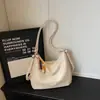 Bolsa de Axila Estilo Casual e Preguiçoso, Tendência Primavera 2026 Nova Bolsa de Ombro Transversal Retro para o Dia a Dia, Bolsa Tote Estilosa
