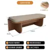 Mesas e Cadeiras de Café Estilo Tronco Vermelho da Moda Conjunto Comercial de Mesas e Cadeiras para Loja de Sobremesas Loja de Chá com Leite Banco Longo Simples Conjunto de Mesa e Cadeiras de Jantar em Madeira Maciça