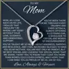 Collar para el Día de la Madre Transfronterizo de Amazon Nueva Moda Estilo Minimalista Moderno con Tarjeta Cadena para Clavícula Regalo Navideño para Mujeres