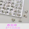 Lote Inteiro de Ornamentos Diamantados Especiais Huazi Imitação Brilhante Redondos de Cristal de Seda de Alta Qualidade K9 Substituição Diamantes para Nail Art com Fundo Pontiagudo de Vidro