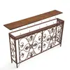 Estilo Europeo Vestíbulo Sala de Estar Mesa de Entrada Estilo Americano Mesa Consola Gabinete Lateral de Pared Cubierta Decorativa para Radiador de Hierro Forjado
